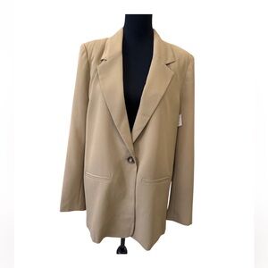 WAYF REVOLVE Single Button Relaxed Blazer Size M